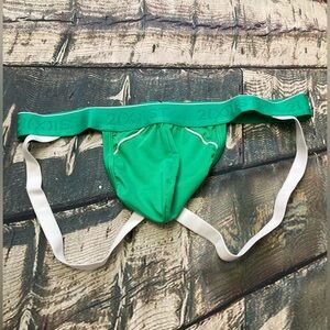 🏇2(X)IST Green Jockstrap